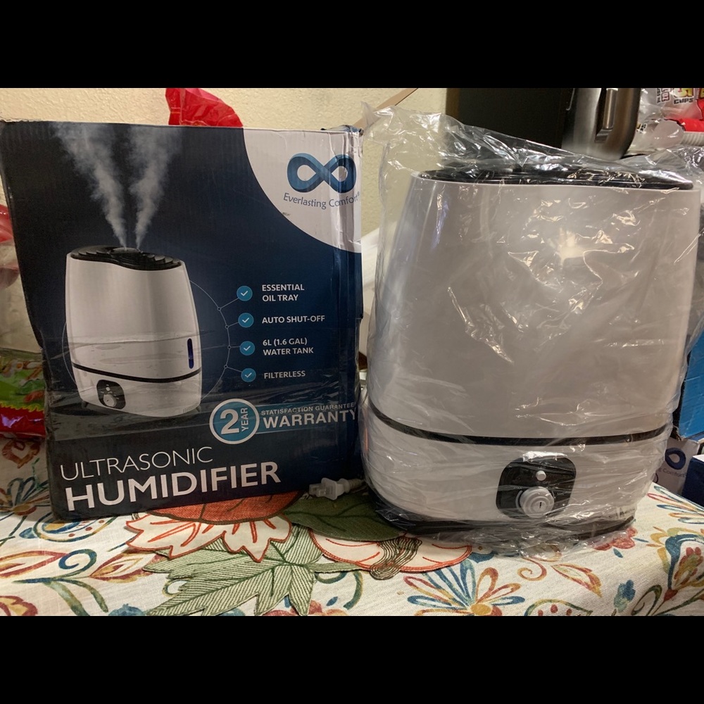 Everlasting comfort Ultrasonic humidifier
